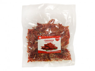 Мясо (АЛЬЯНС) вяленое утка гриль (50 гр): Свинина вяленая (строганина)