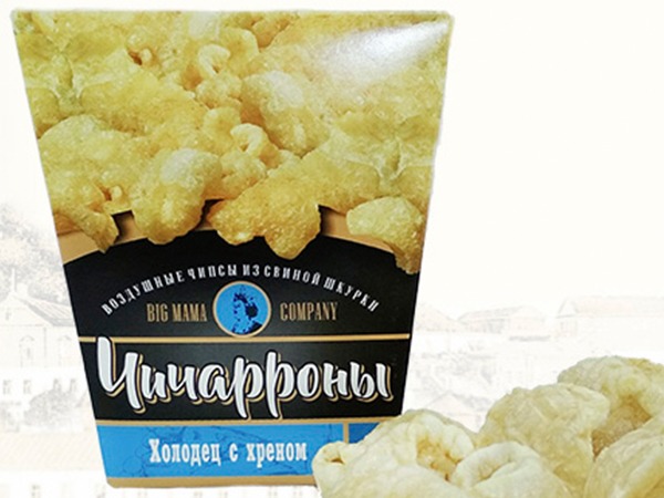 Чичарроны со вкусом холодца и хрена в Люблино