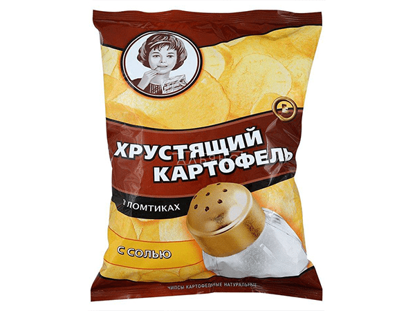 Картофельные чипсы "Девочка" 160 гр. в Люблино