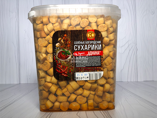Сухарики с аджикой в Люблино