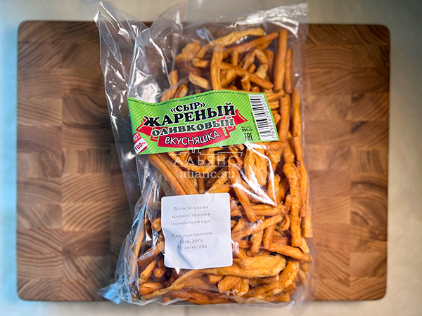 Жареный сыр "ВКУСНЯШКА" (Оливковый) 500гр. в Люблино