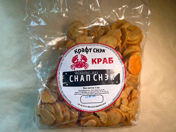 Снапсы ПШЕНИЧНЫЕ "Краб" в Люблино