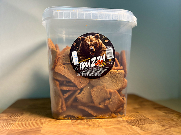 Ведро Ржаные гренки со вкусом Крылышки Барбекю (1 кг) в Люблино