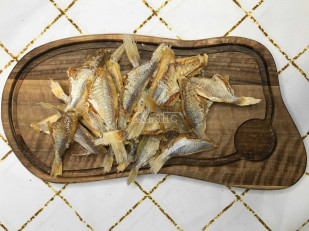 Сухарики с красной икрой: Лакедра